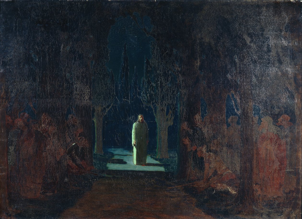 Cristo nel Giardino del Getsemani da Arkhip Ivanovich Kuindzhi