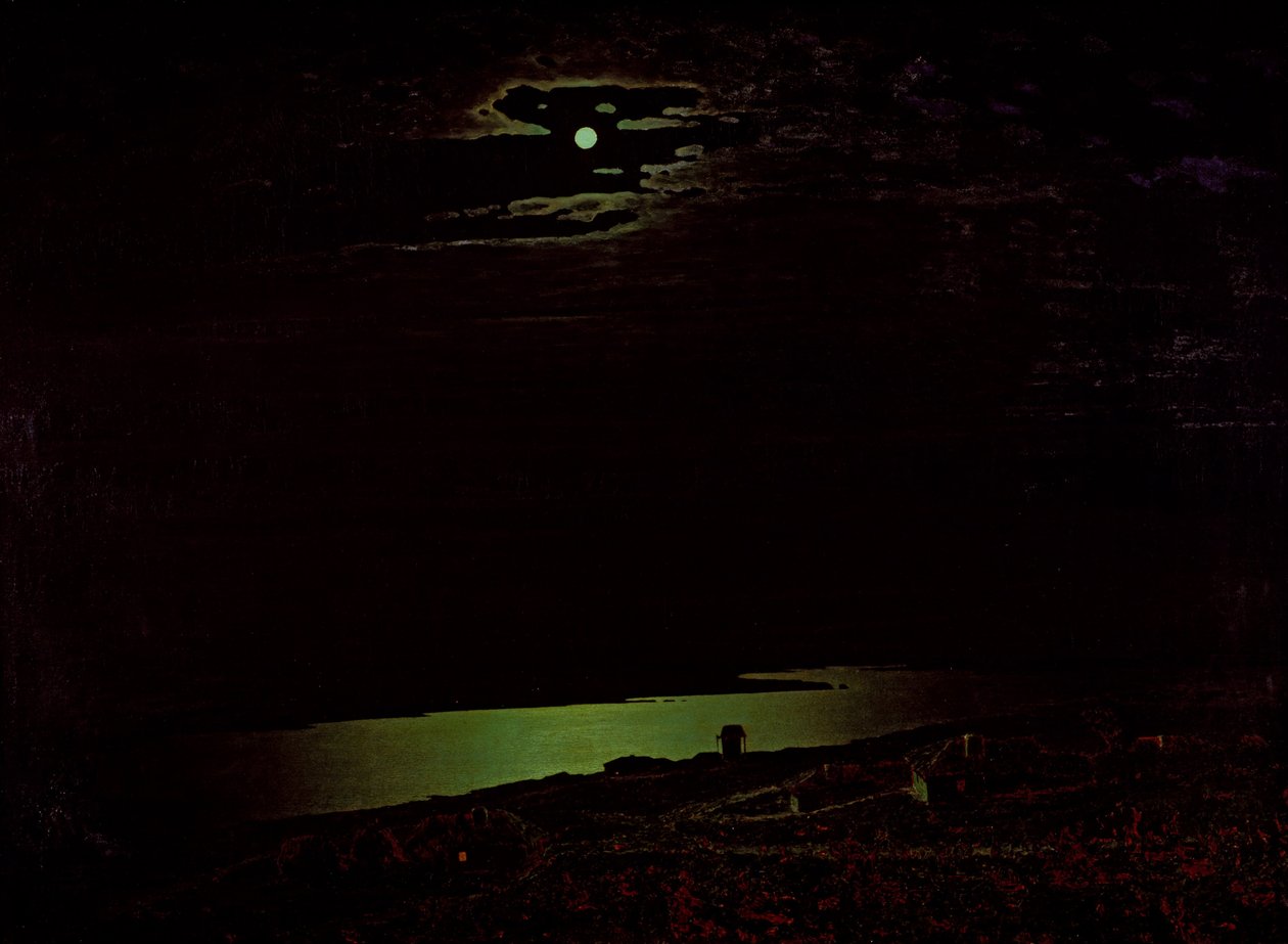 Notte di Luna sul Dniepr, 1882 da Arkhip Ivanovich Kuindzhi