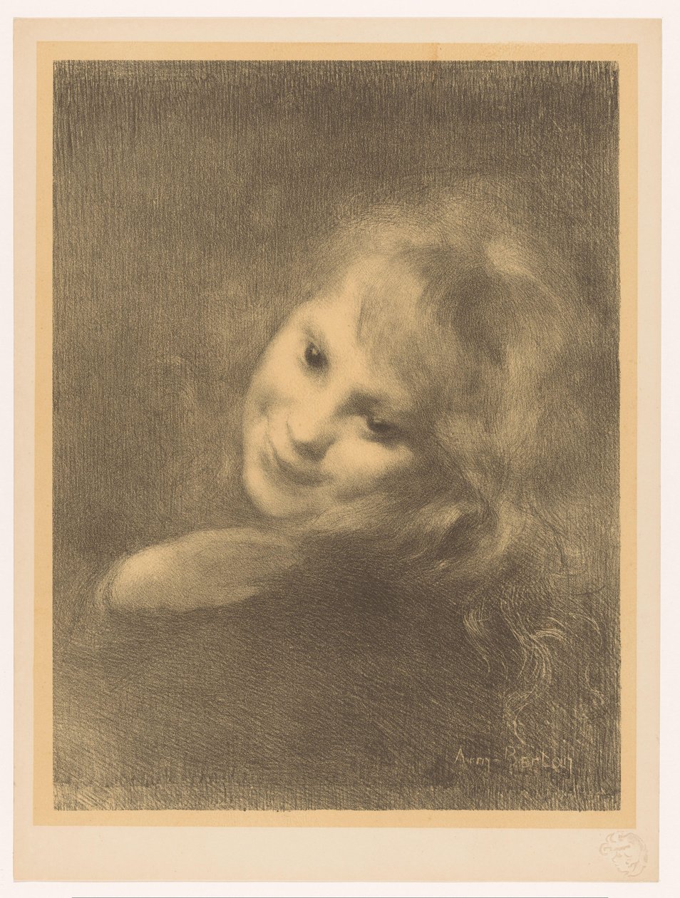 Ragazza sorridente da Armand Berton