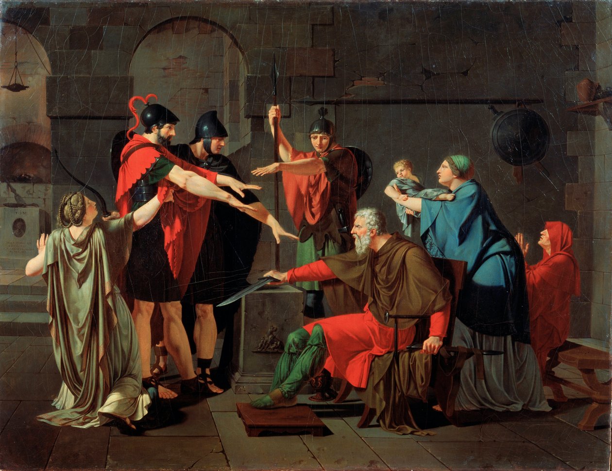 Il giuramento degli Orazi, 1791 da Armand Charles Caraffe