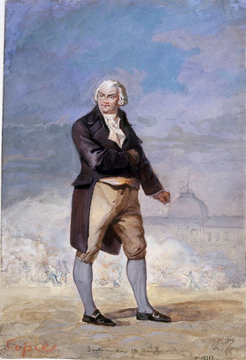 Ritratto di Georges Jacques Danton, 1879 da Armand Cyboule