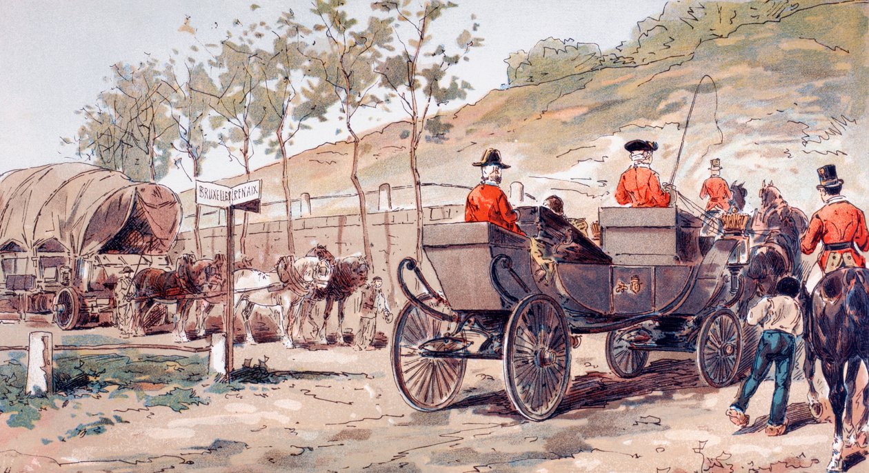 La carrozza reale di Leopoldo I del Belgio circa 1830, 1886 da Armand Jean Heins