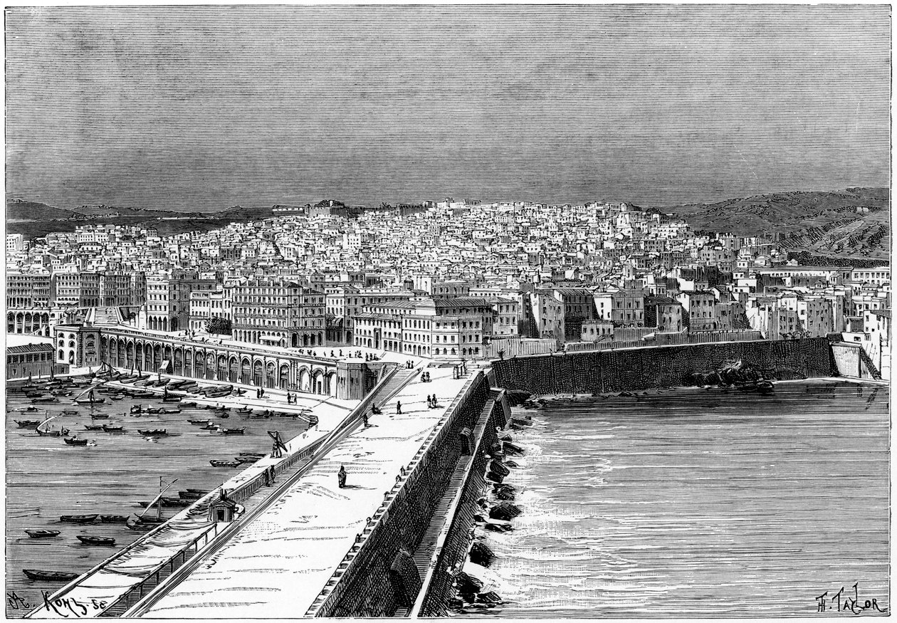 Algeri, Algeria, c1890 da Armand Kohl