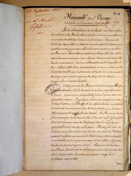 Memorandum sulla necessità per l
