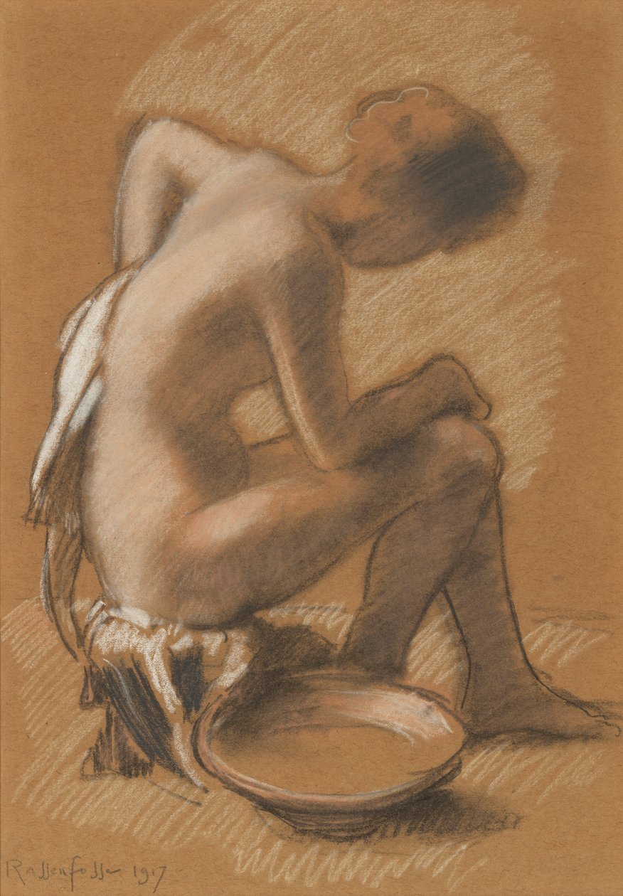 Donna alla sua toilette da Armand Rassenfosse