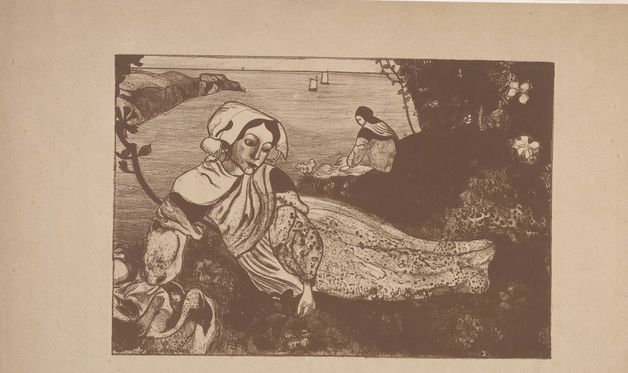 La Primavera 1894 (zincografia) da Armand Séguin