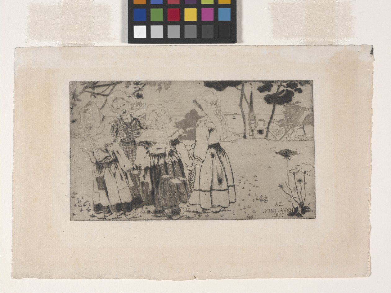 La Ronde De Pont-Aven (La danza a Pont-Aven) da Armand Séguin