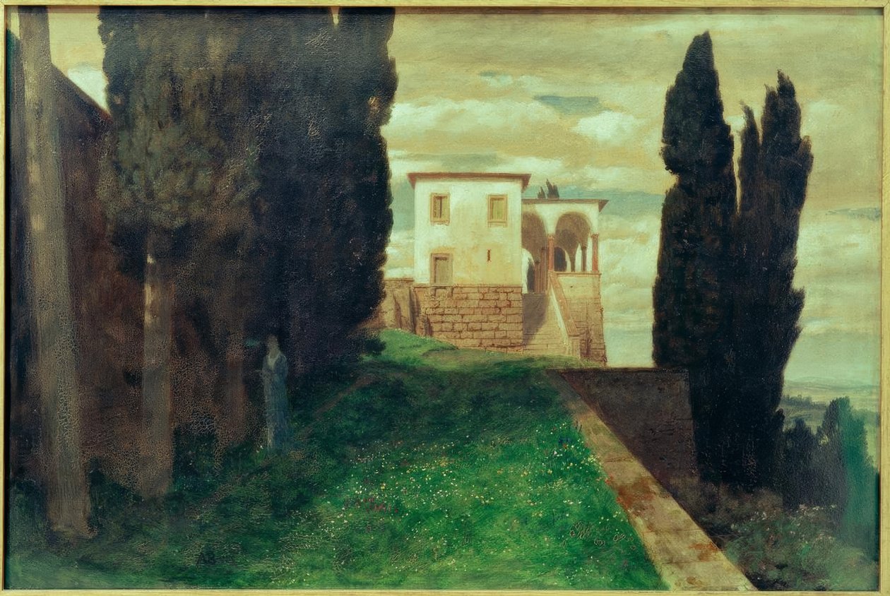 Villa italiana in primavera da Arnold Böcklin