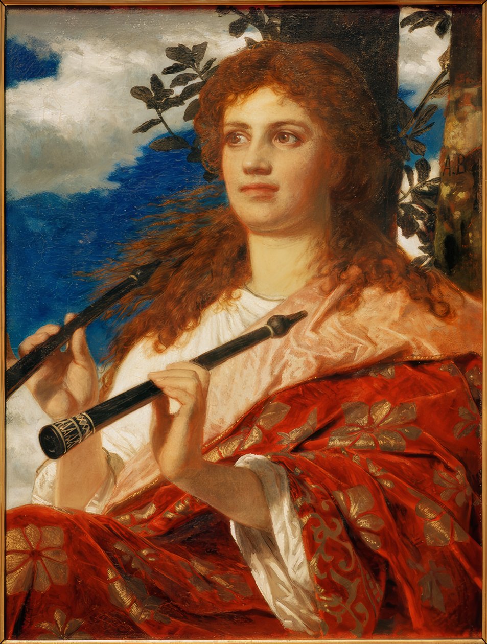 La musa di Anacreonte da Arnold Böcklin