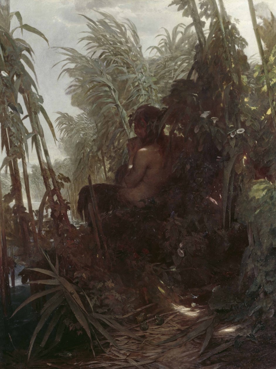 Il pan nel canneto da Arnold Böcklin