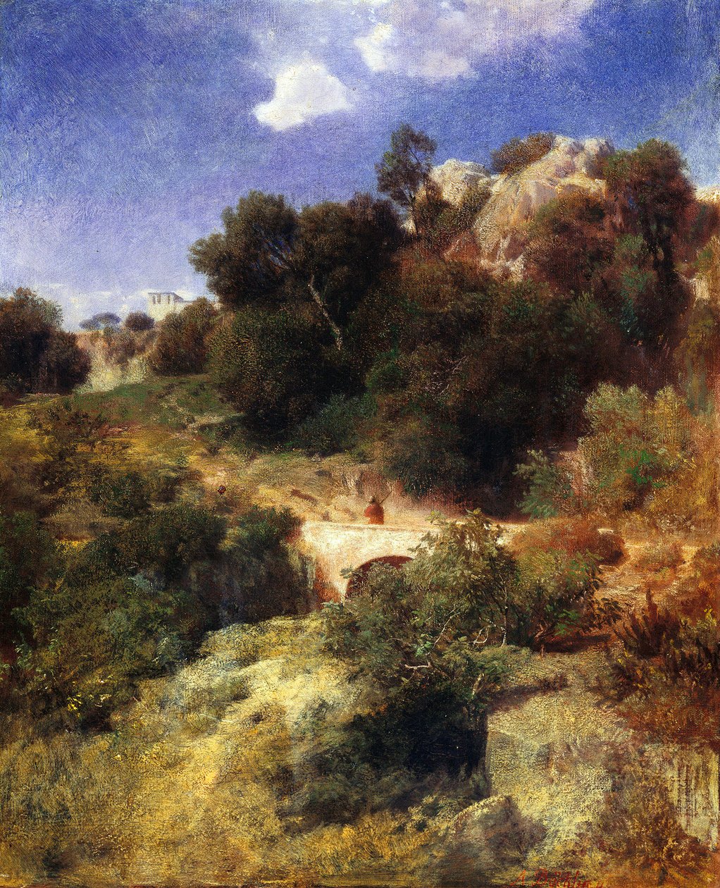 Paesaggio romano da Arnold Böcklin