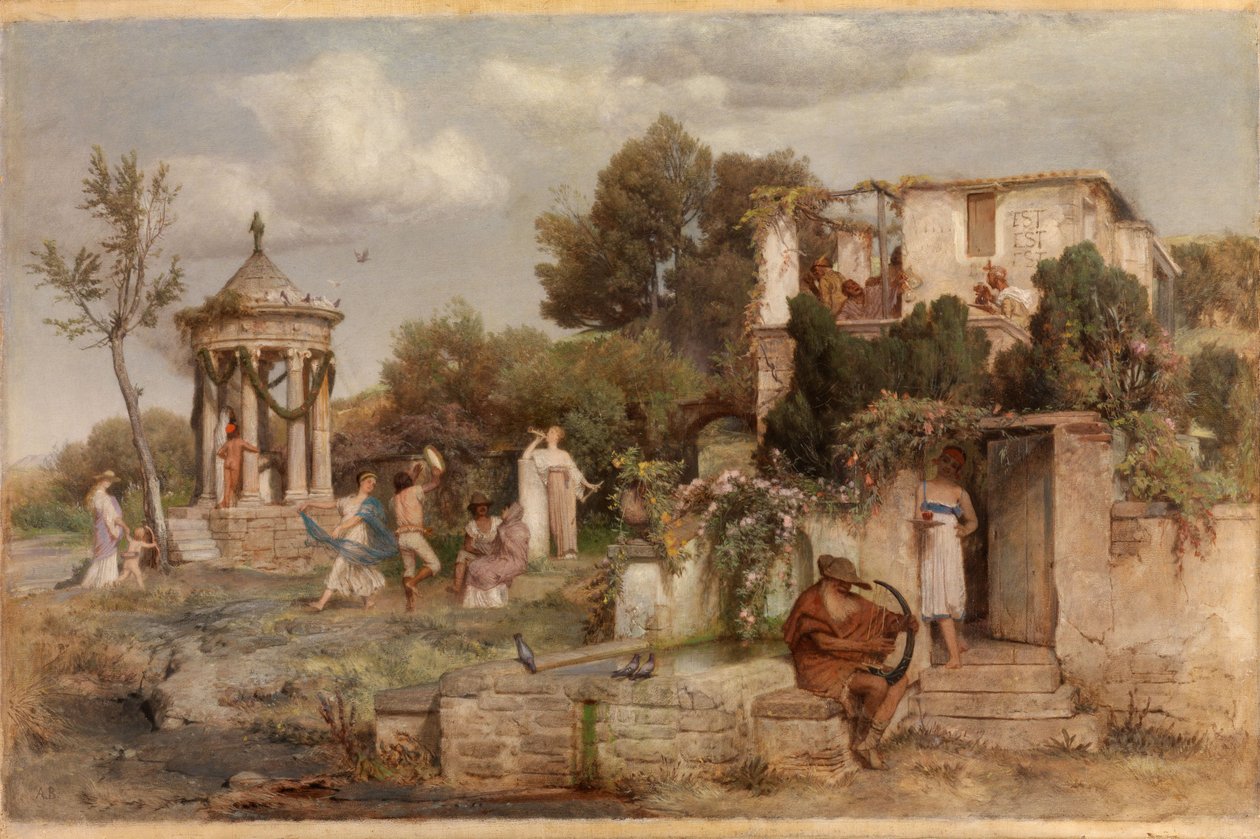 Taverna romana da Arnold Böcklin