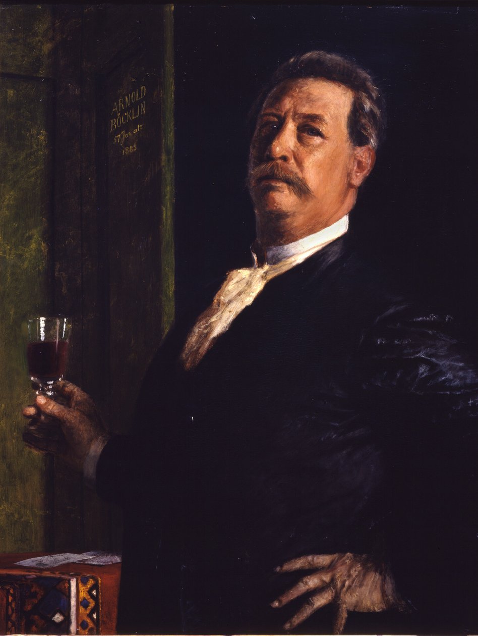 Autoritratto con il bicchiere di vino da Arnold Böcklin