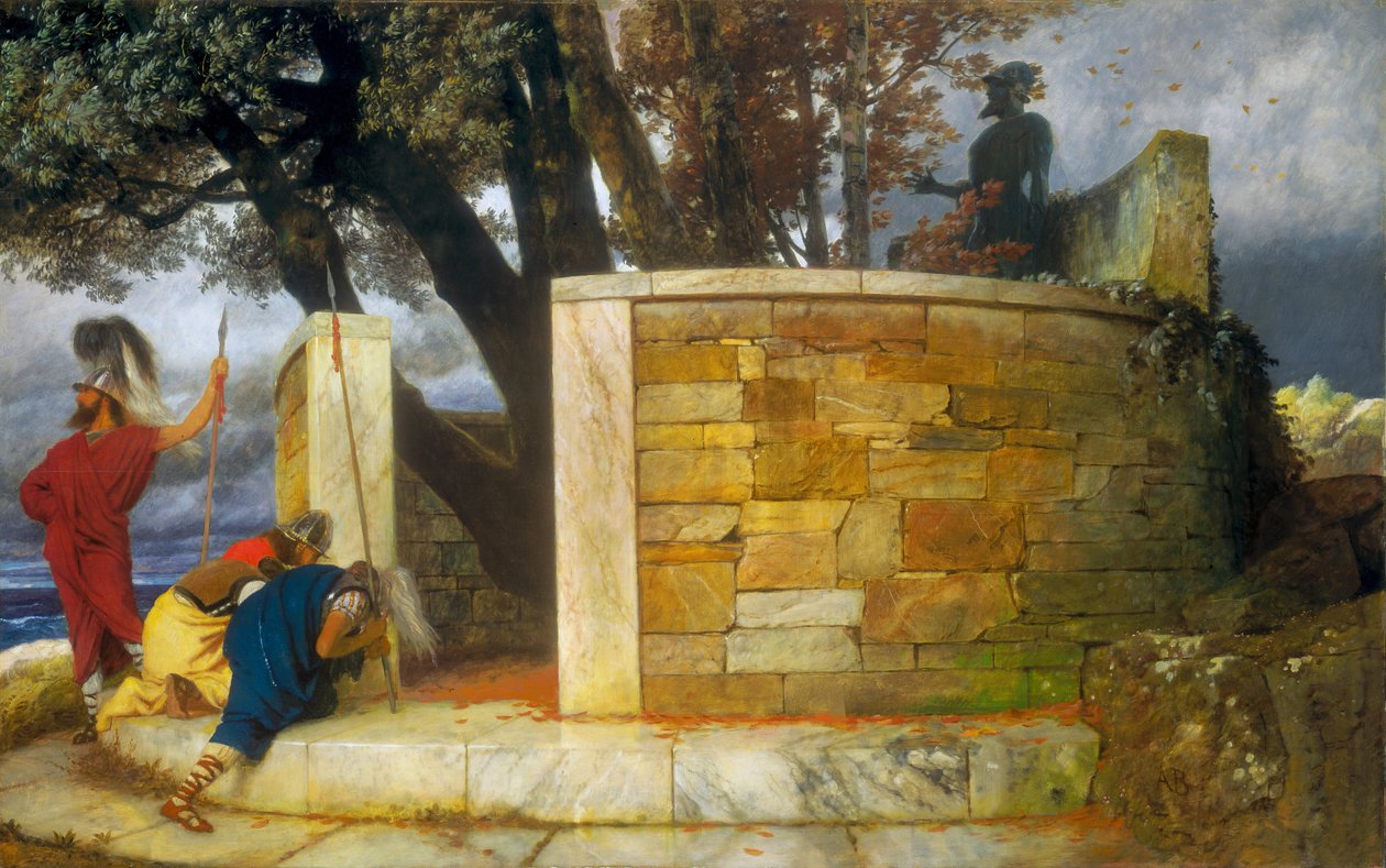 Il santuario di Ercole da Arnold Böcklin