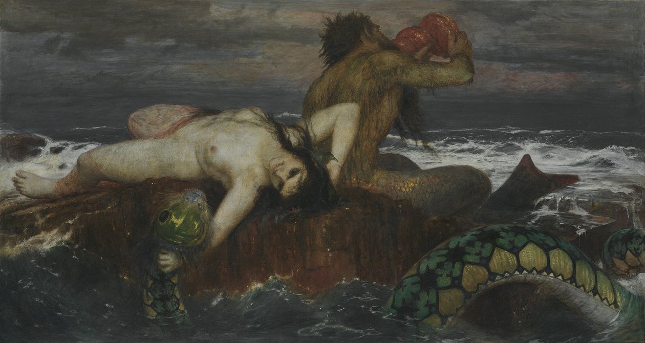 Tedesco: Triton und Nereïde Tritone e Nereide da Arnold Böcklin