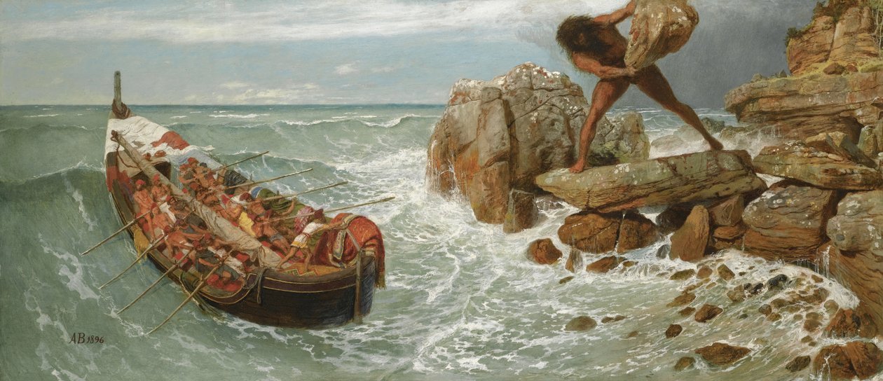 Ulisse e Polifemo, 1896 da Arnold Böcklin