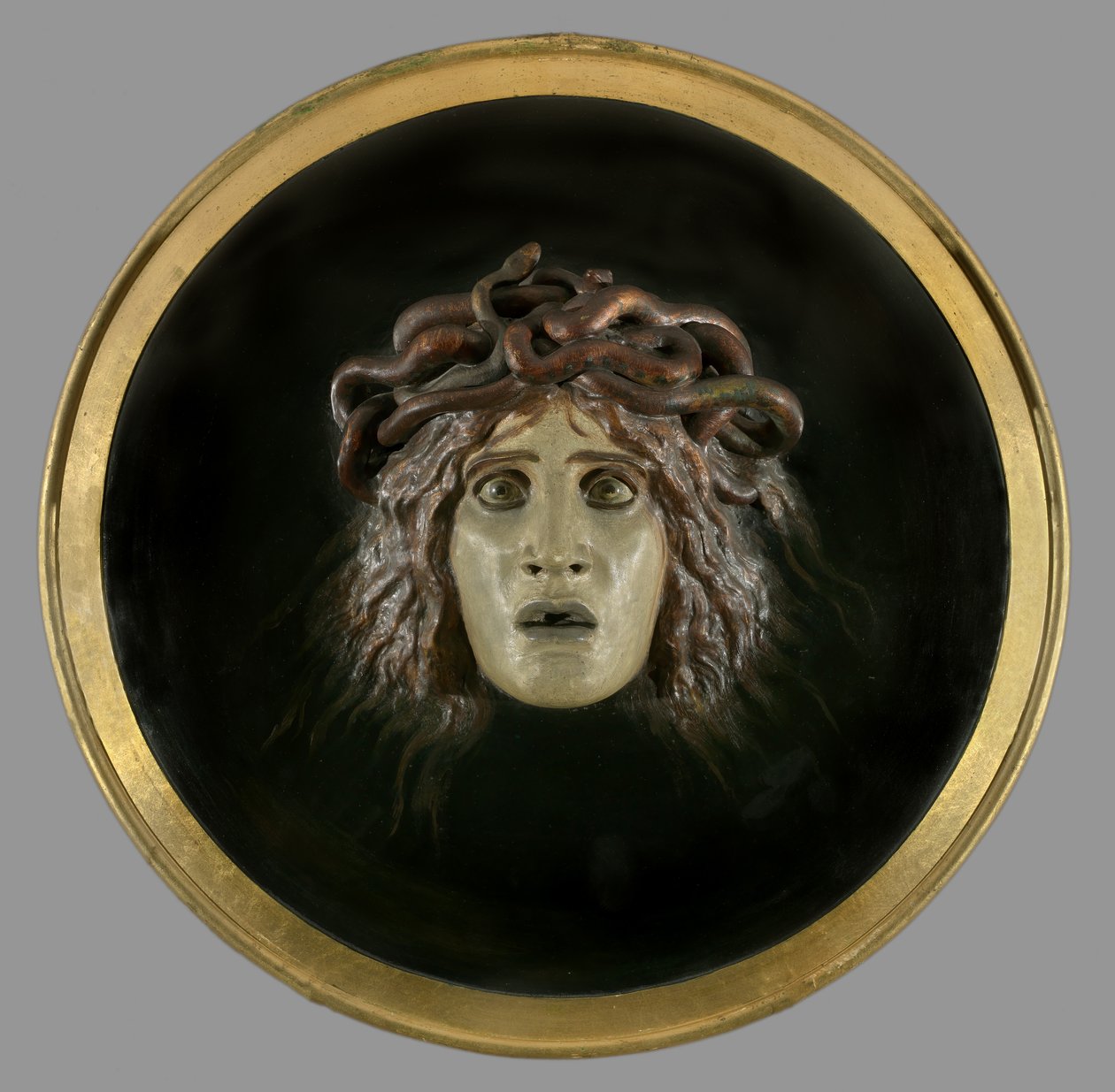 Scudo con il volto di Medusa, 1897 da Arnold Böcklin