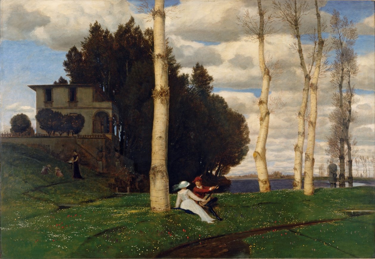 Il giorno di primavera (Le tre età della vita) da Arnold Böcklin