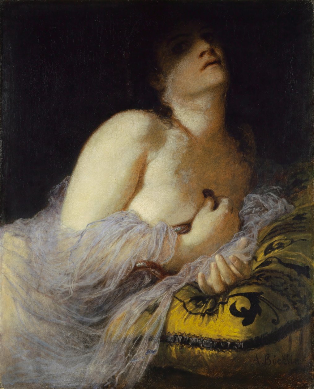 La Morte di Cleopatra (prima versione) da Arnold Böcklin