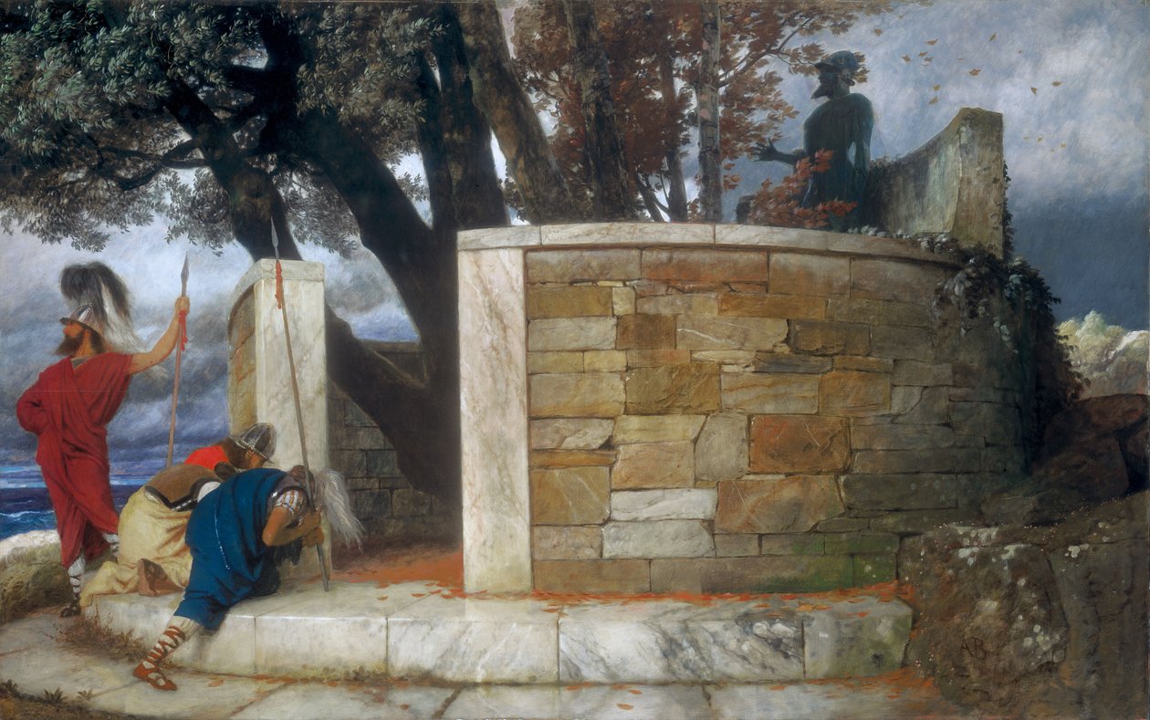 Il Santuario di Ercole da Arnold Böcklin