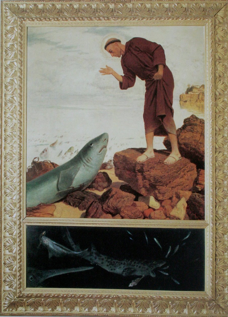 Il sermone di Antonius da Arnold Böcklin