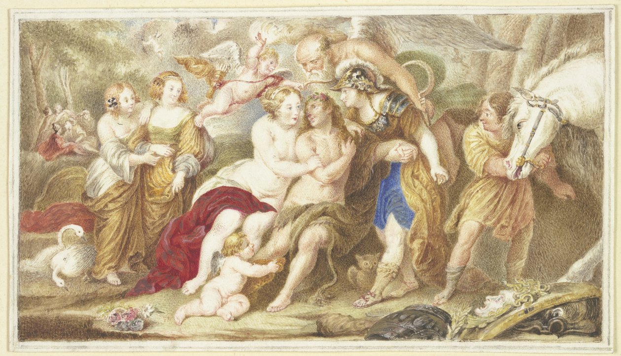 Ercole al bivio da Arnold Houbraken