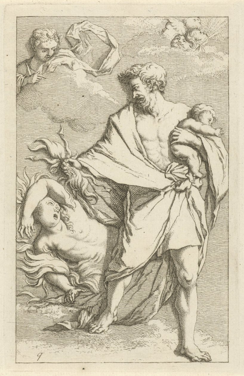 Giove e Semele da Arnold Houbraken