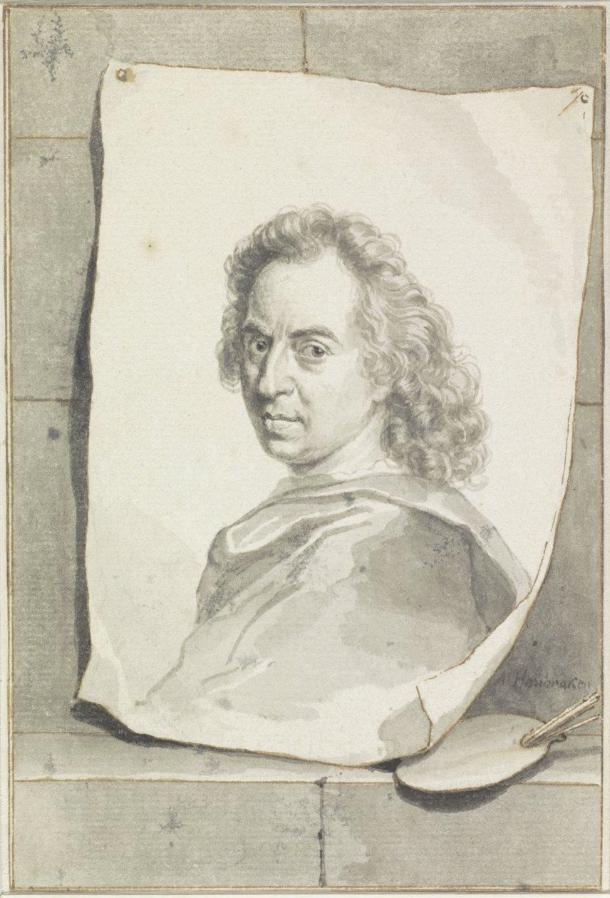 Ritratto di David van der Plaes da Arnold Houbraken