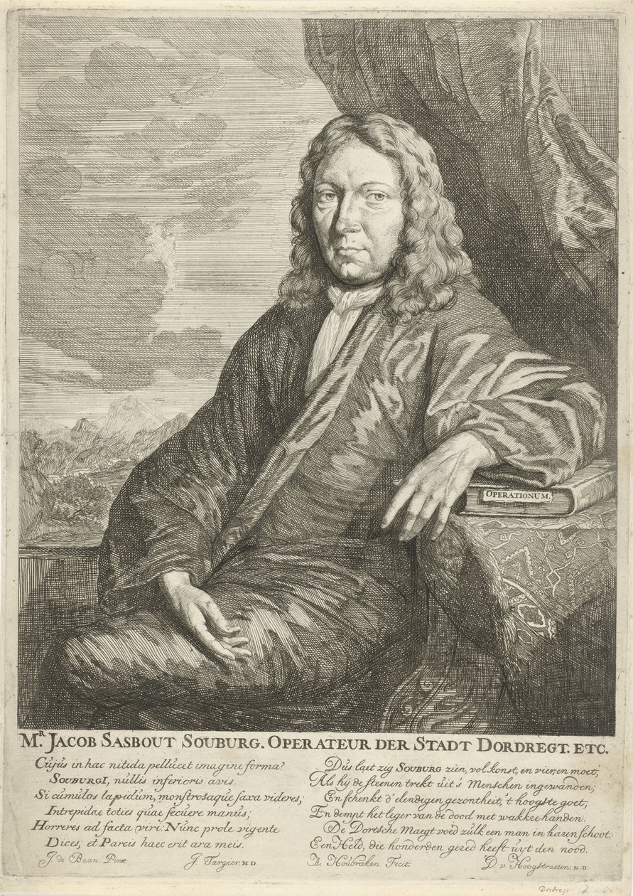 Ritratto di Jacob Sasbout Souburg da Arnold Houbraken
