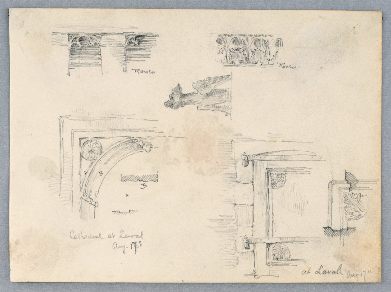 Dettagli architettonici da Arnold William Brunner