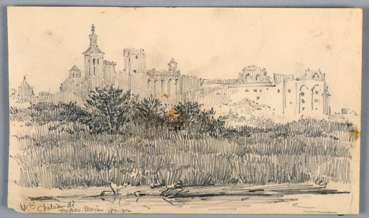 Château de Papes, Avignone da Arnold William Brunner
