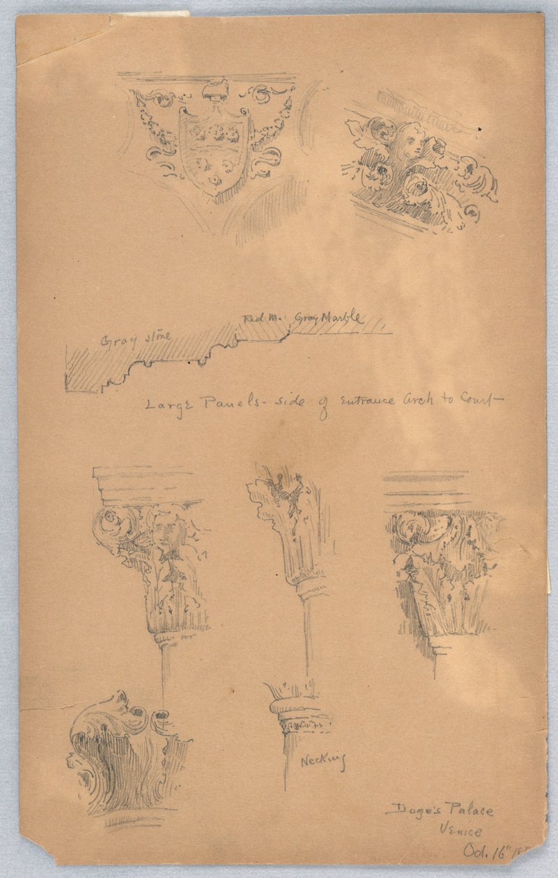 Palazzo Ducale, Venezia da Arnold William Brunner