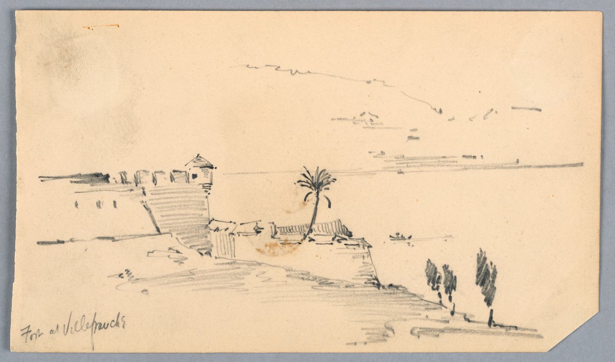 Forte a Villefranche da Arnold William Brunner