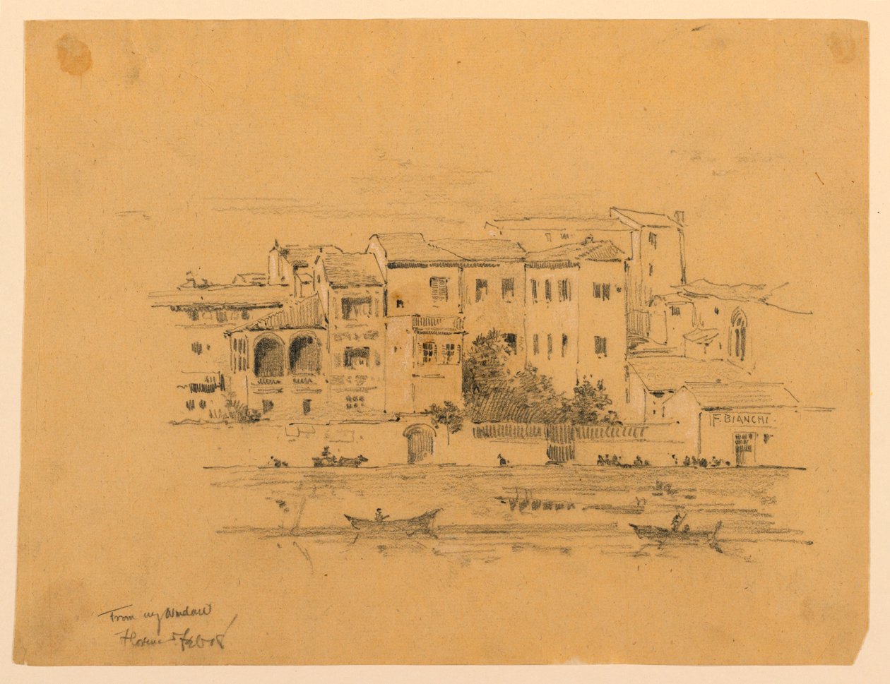 Dalla mia finestra, Firenze da Arnold William Brunner