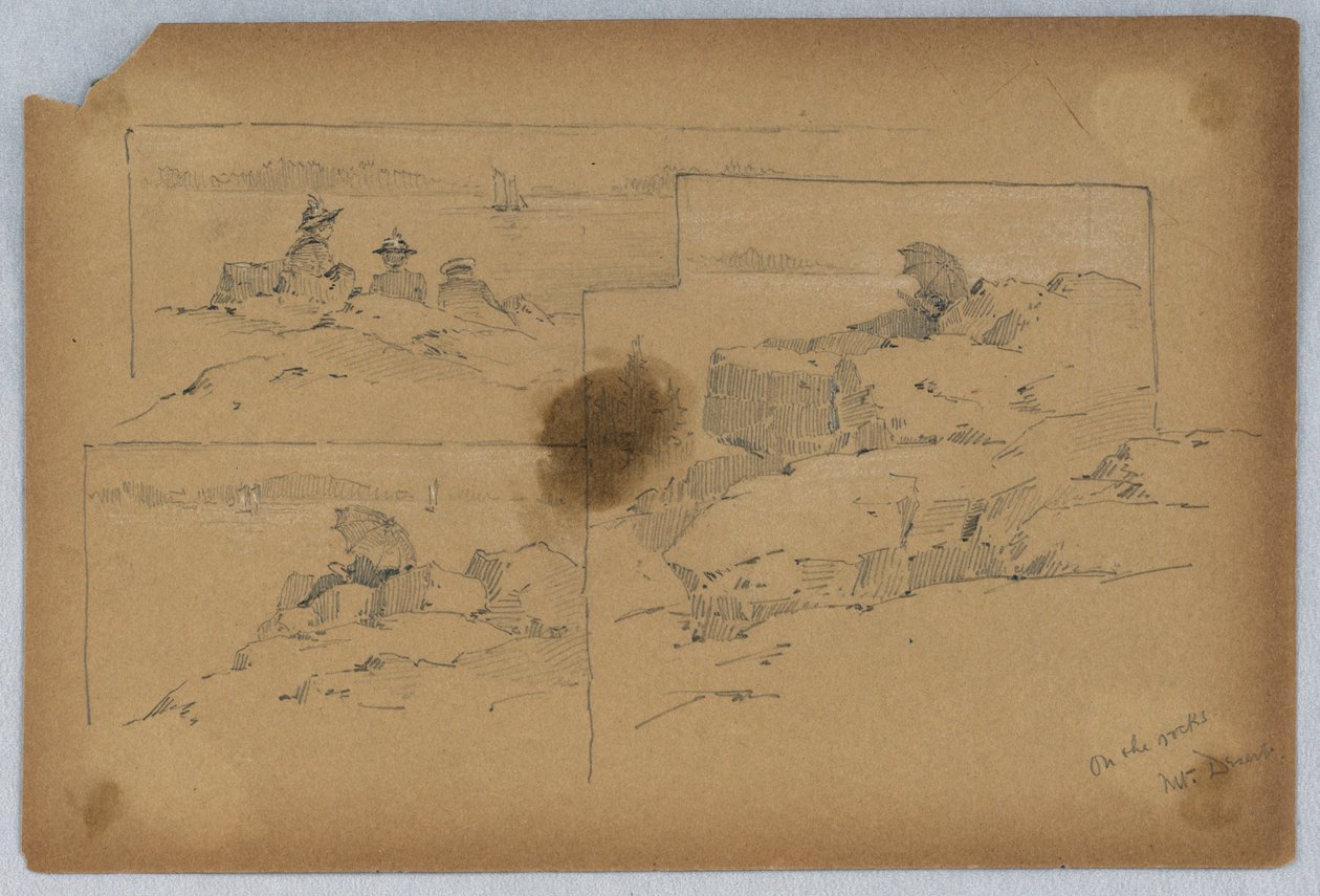 Sulle rocce, Mt. Desert da Arnold William Brunner