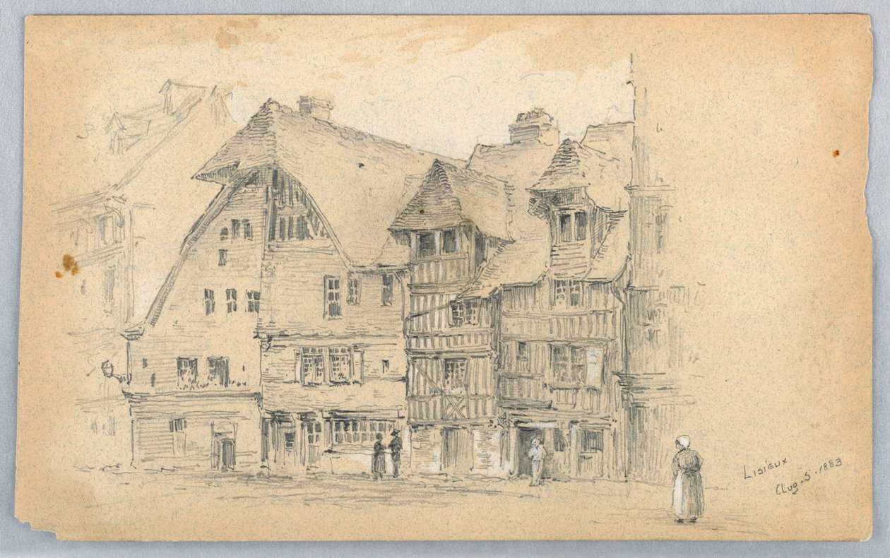 Schizzo di Lisieux da Arnold William Brunner