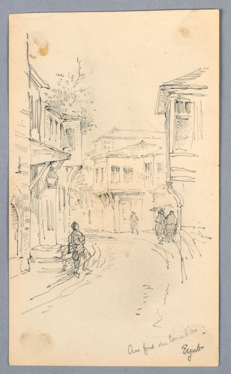 Scena di strada da Arnold William Brunner