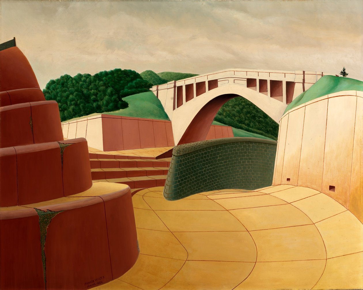 Sfioratore, diga di Ashokan da Arnold Wiltz