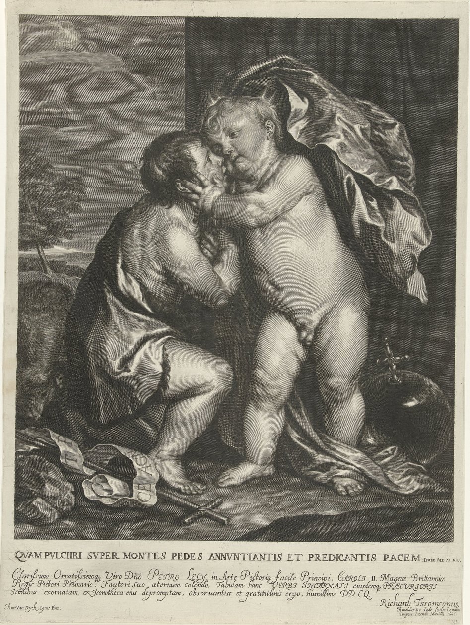 Bambino Gesù e Giovanni Battista da Arnold de Jode