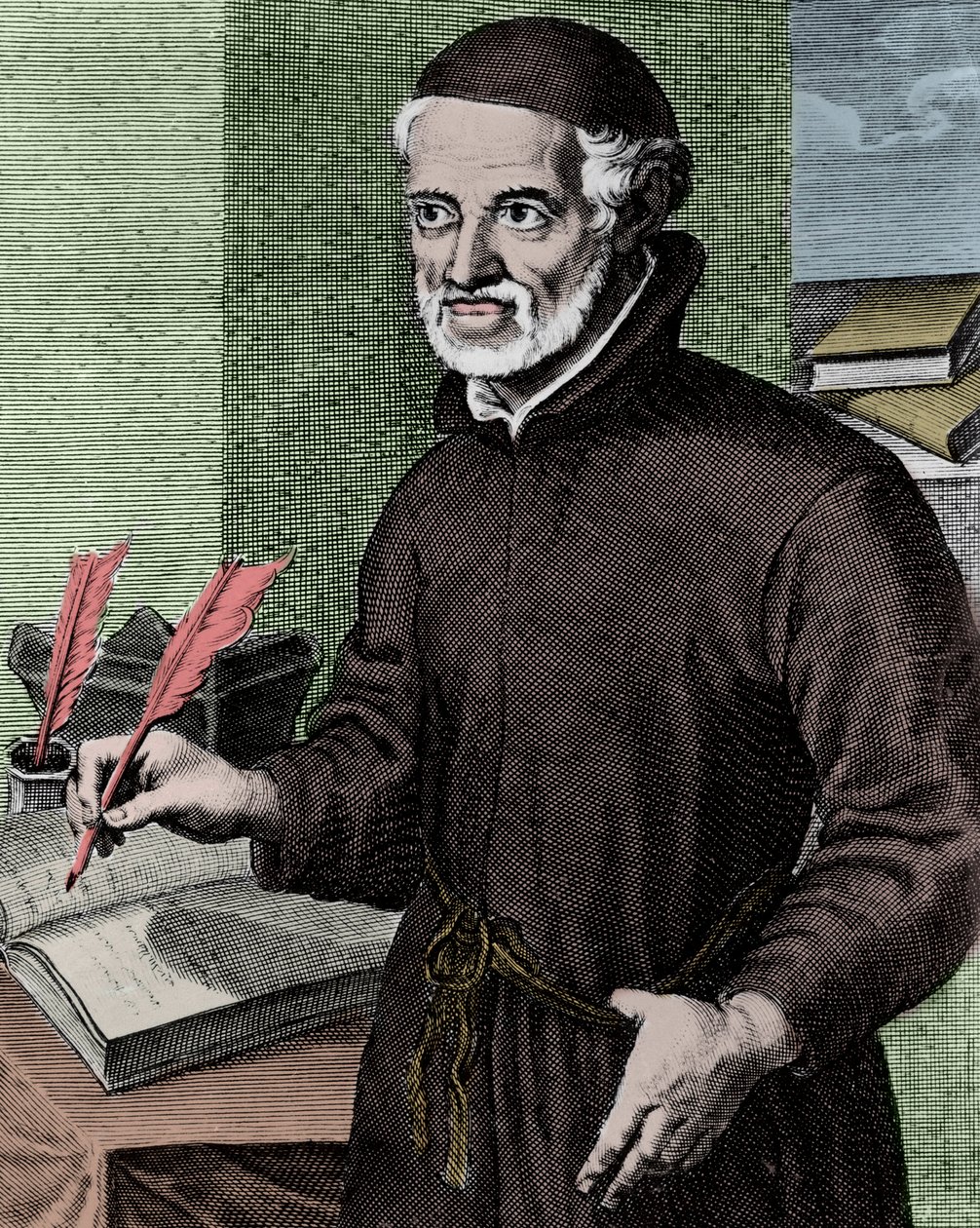 Padre Antonio Vieira (1608-1697) gesuita, evangelizzatore degli indiani del Brasile - Incisione di Arnold van Westerhout (1651-1725) - Ritratto di Antonio Vieira (1608 -1697), sacerdote e scrittore gesuita portoghese da Arnold van Westerhout