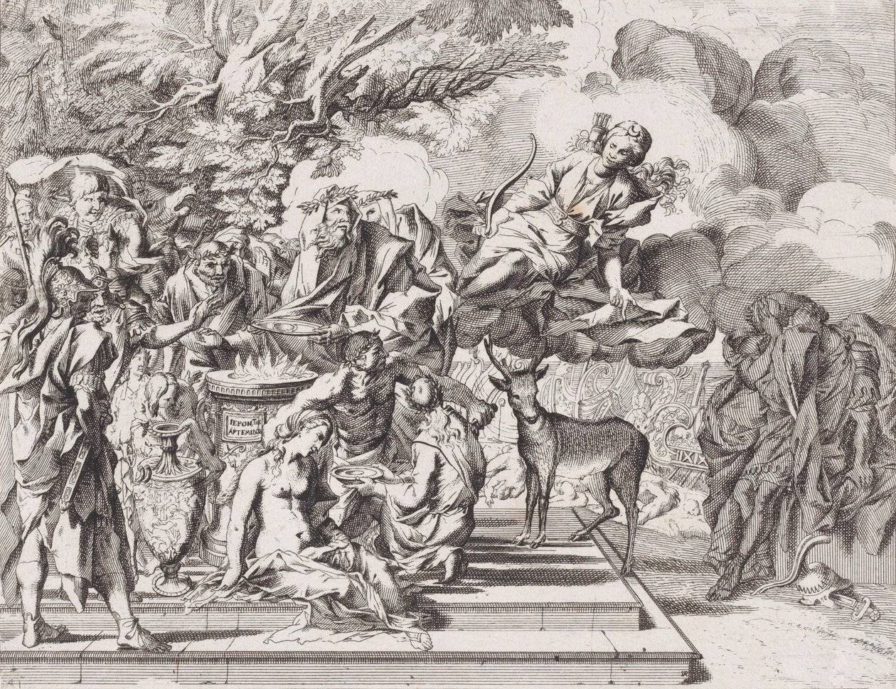 Il sacrificio di Ifigenia da Arnold van Westerhout.