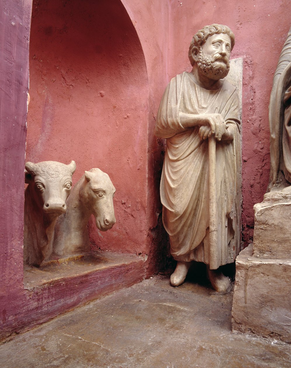 Frammenti di sculture dalla Natività da Arnolfo di Cambio