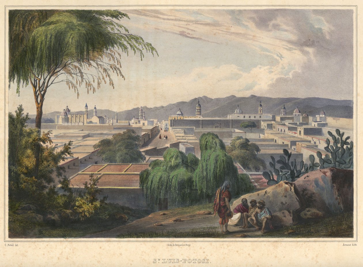 San Luis-Potosí. Vista di San Luis Potosí, San Luis Potosí da Arnout