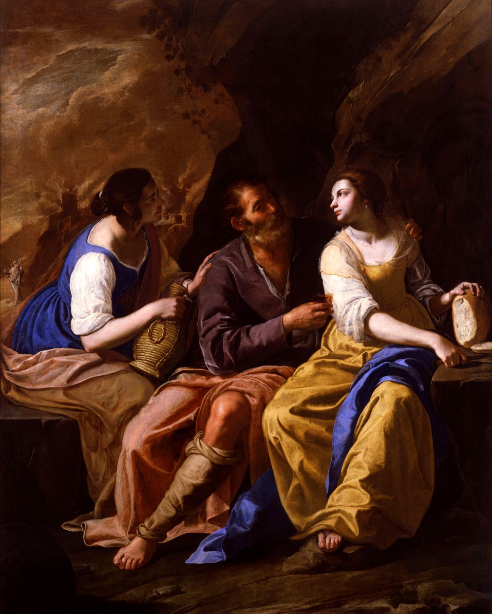 Italiano:  Lot e le sue figlie Lot e le sue figlie da Artemisia Gentileschi