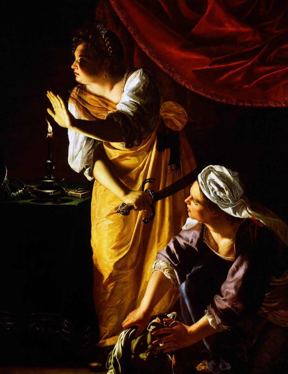 Giuditta e la sua serva da Artemisia Gentileschi
