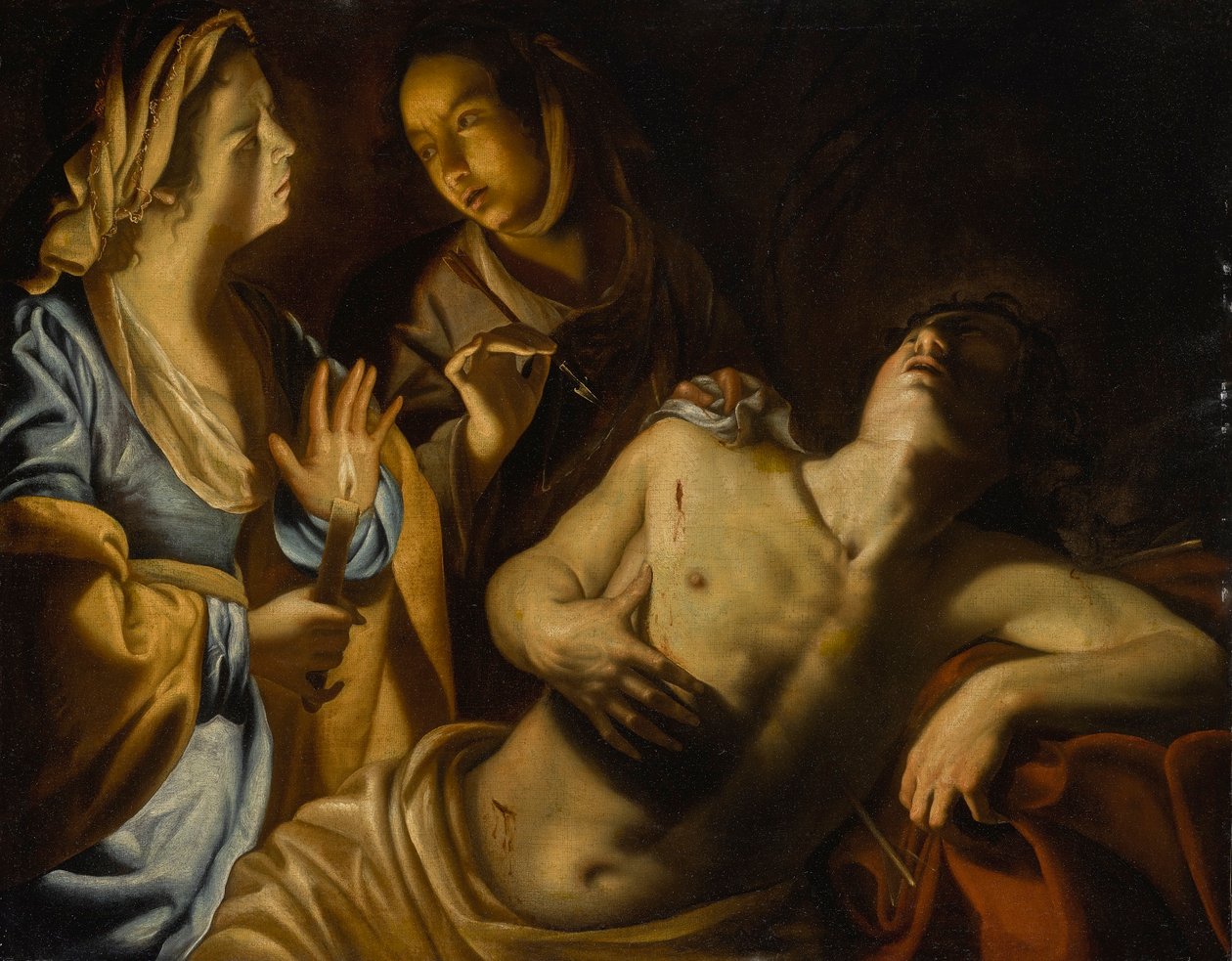San Sebastiano, allettato da Sant