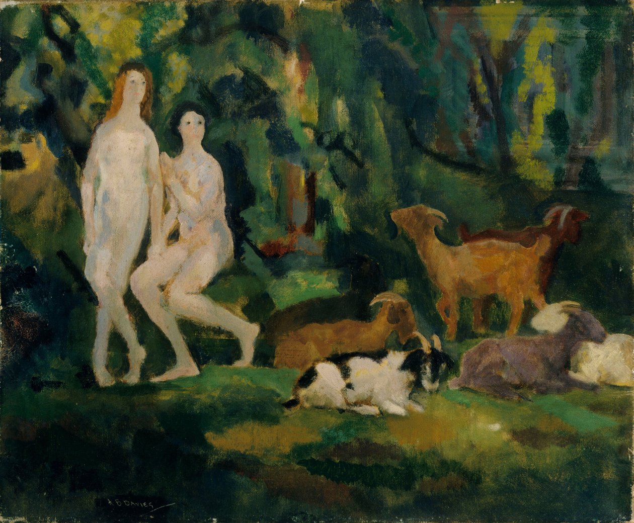 Gocce di rugiada da Arthur Bowen Davies