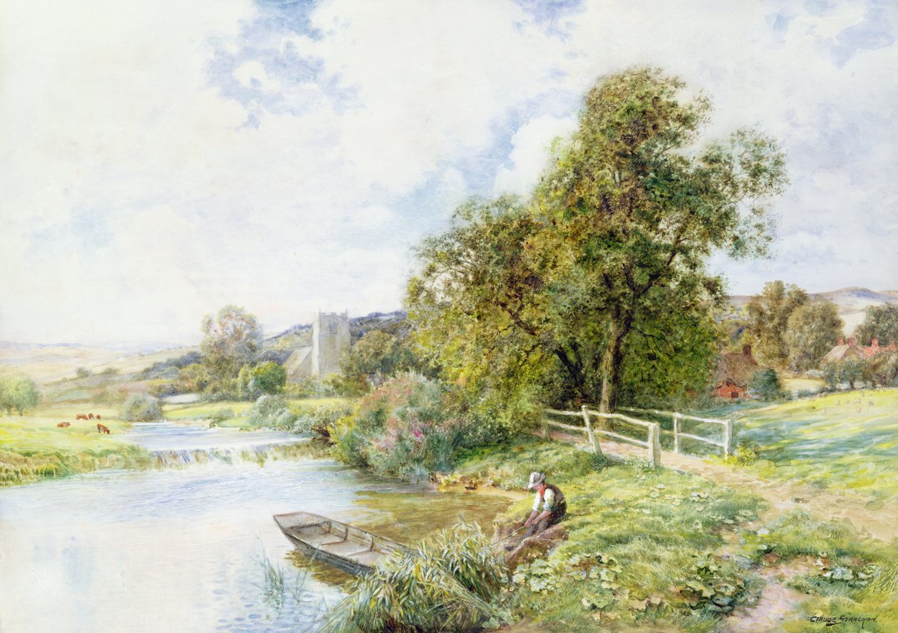 Il giovane pescatore da Arthur Claude Strachan