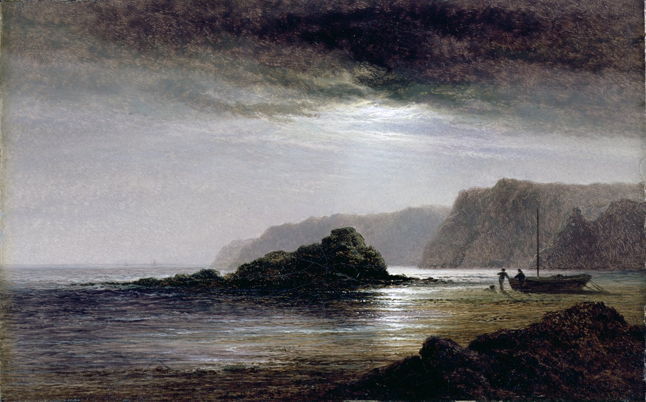 Paesaggio Costiero al Chiaro di Luna da Arthur Gilbert