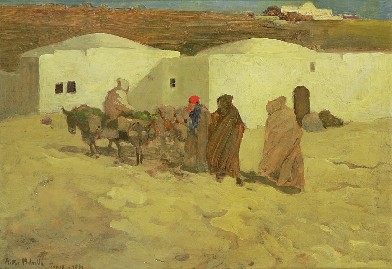Una scena a Tunisi, 1899 da Arthur Melville